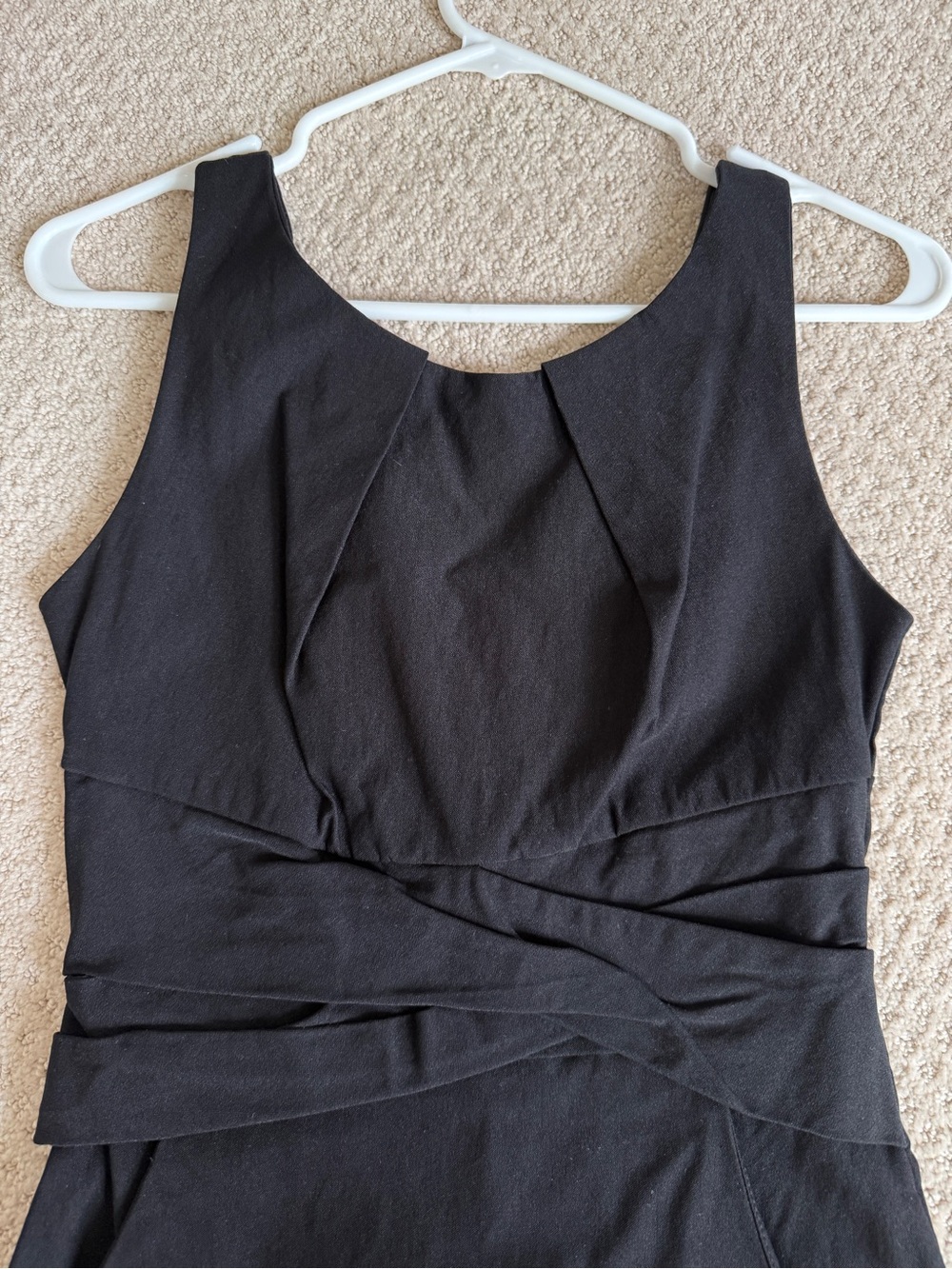 Classic Sleeveless Pencil Dress in Black 5 = Small - Picture 3 of 7